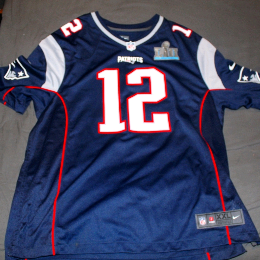 Brady super bowl jersey